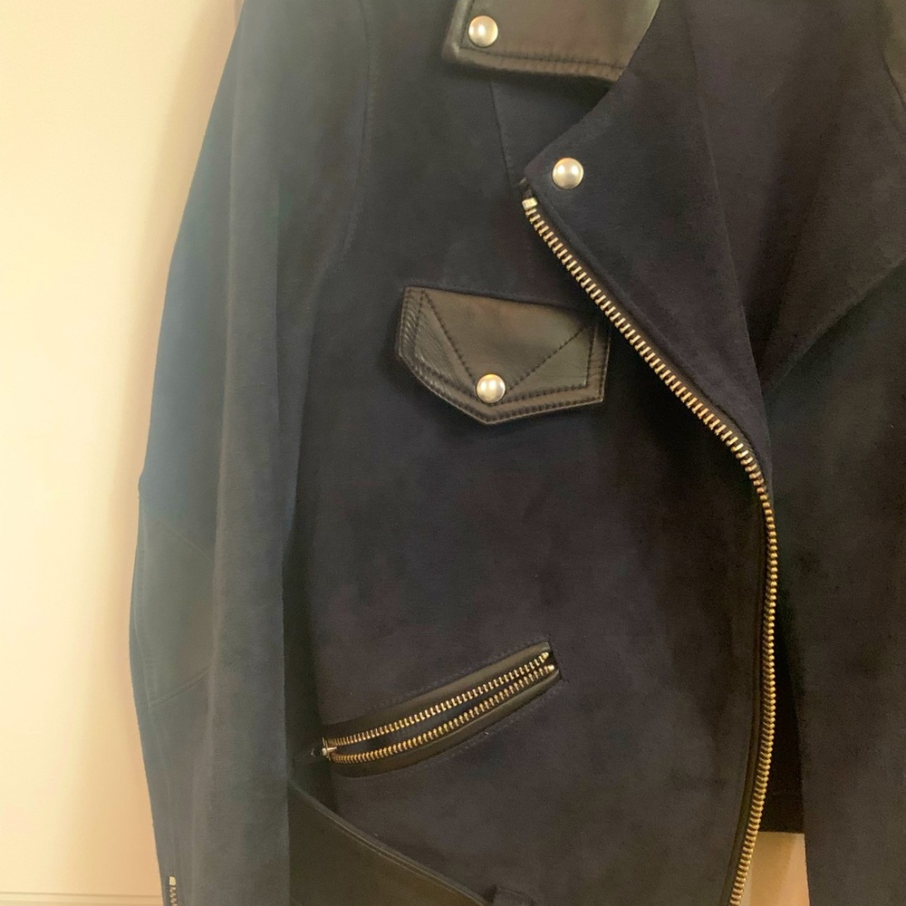 Veda suede motorcycle jacket - Picture 2 of 4